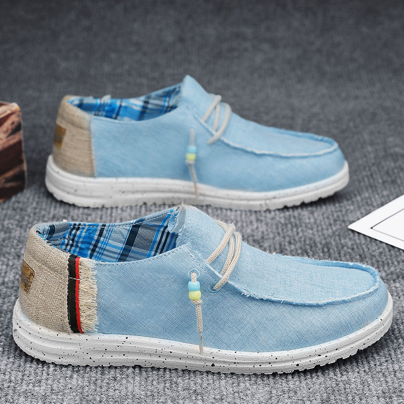 Men'S Shoes Navy Blue - Frühling Sommer Blau männer Casual Boot