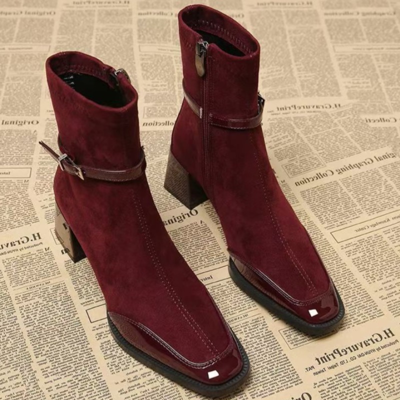 Chelsea Boots Suede - Herbstliche neue kurze Wildlederstiefel 2025, tägliches