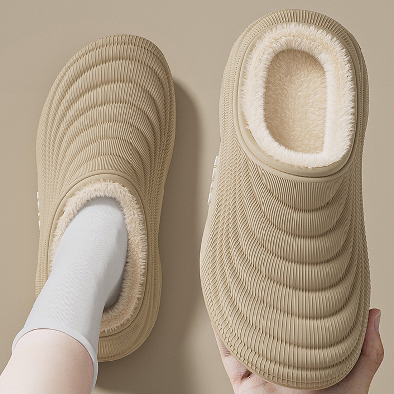 Men'S Shoes Grip - Hause Fuzzy Slipper Frauen Flauschigen Winter