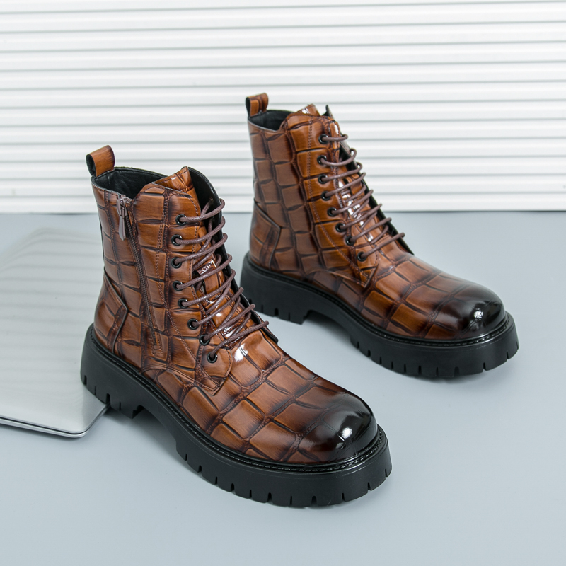 Men Shoes Brands - Sommer Herren Mode Chelsea Stiefel Schwarz