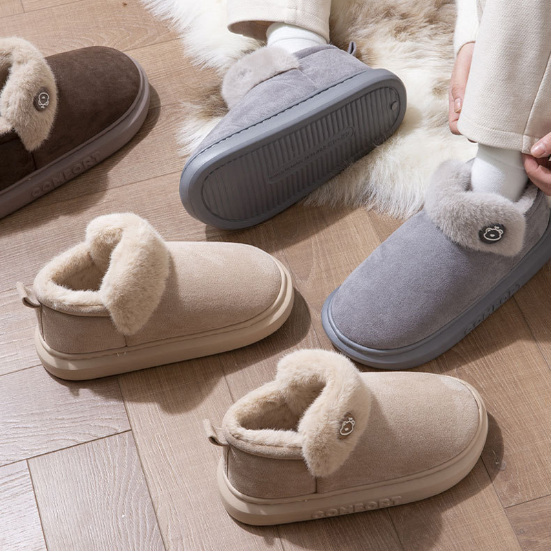 Men'S Shoes Grip - Haus Fuzzy Slipper Frauen Flauschigen Winter