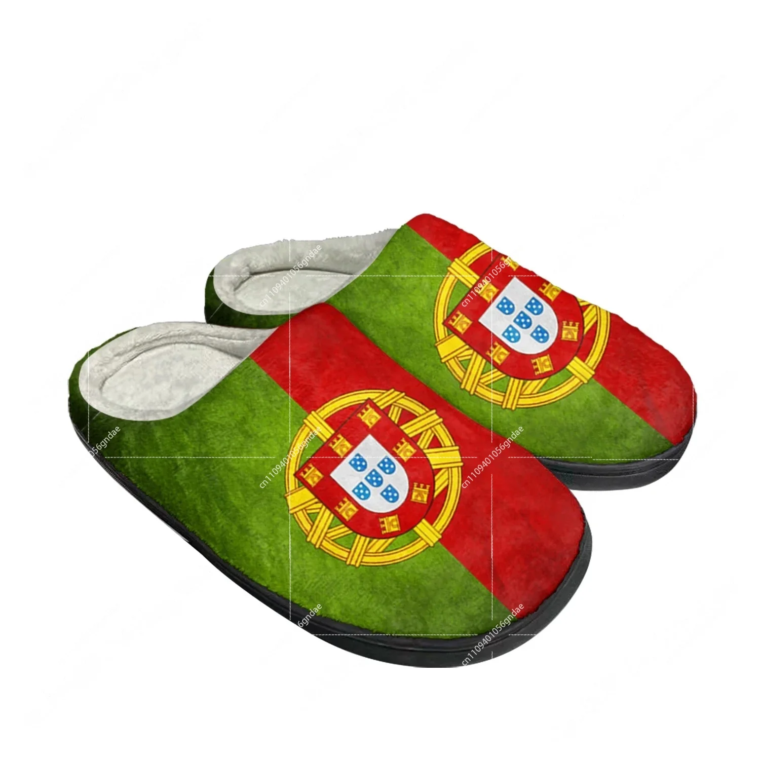 Men Shoes Everyday - Portugal-Flagge Baumwoll-Hausschuhe für Herren und Damen,