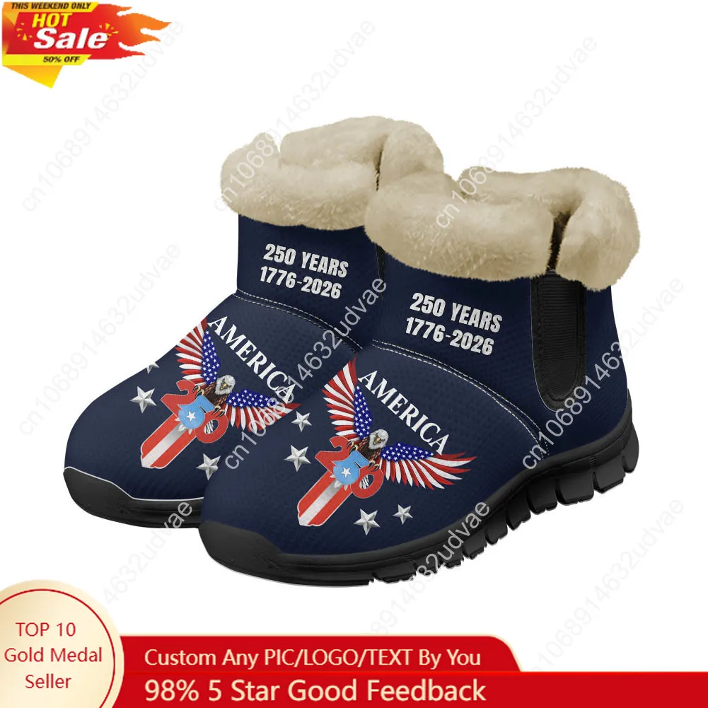 Men Shoes Sneakers - America 250th Anniversary 1776-2026 Plüschschuhe, Stiefel