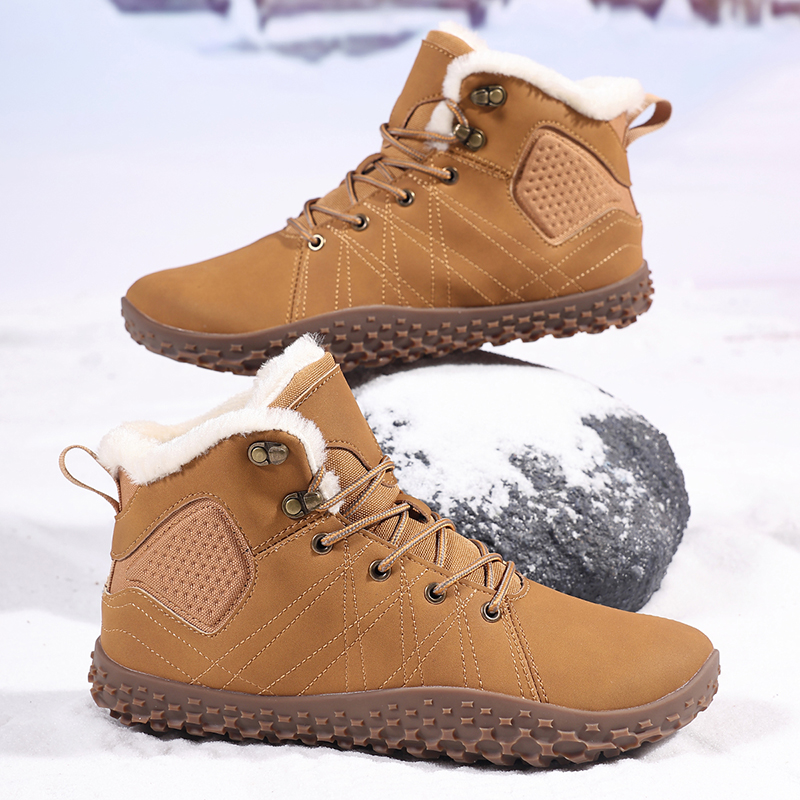 Men'S Shoes Comfortable Walking - Outdoor Warme Breite Zehen Barfuß Männer