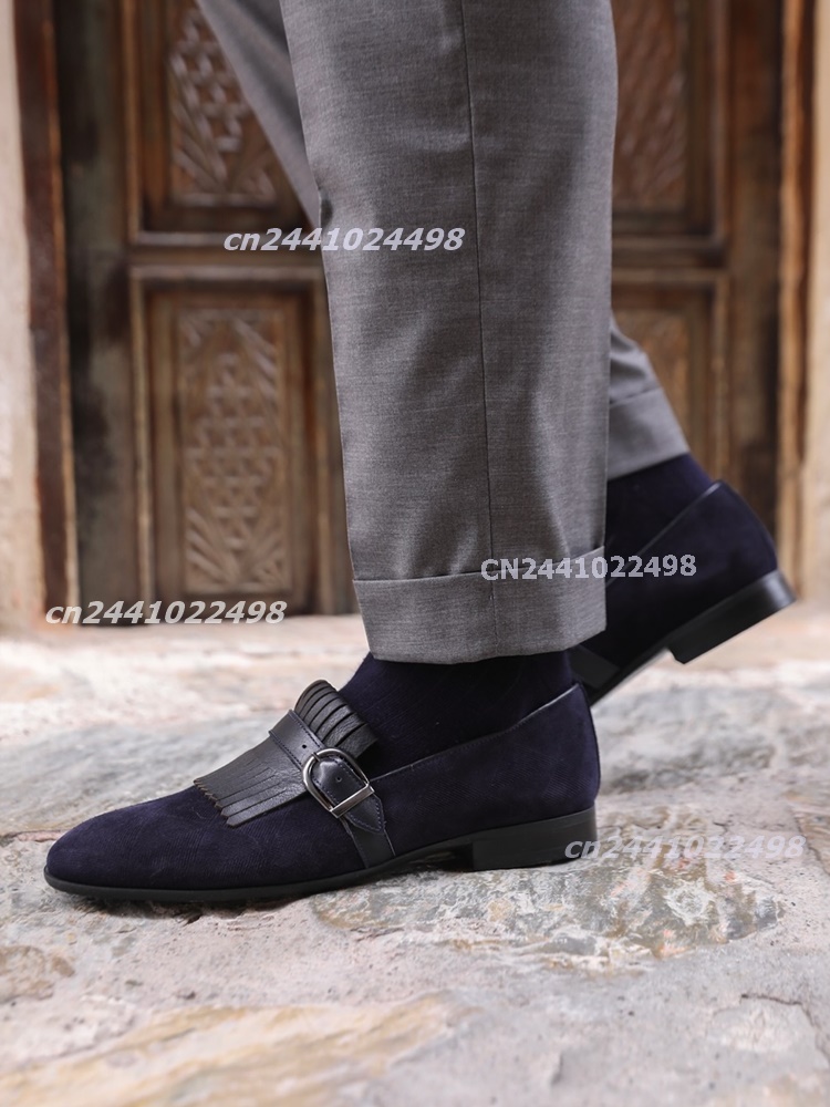 Marineblaue Wildleder-Loafer m – Men'S Shoes Navy Blue Bewertung und Preis