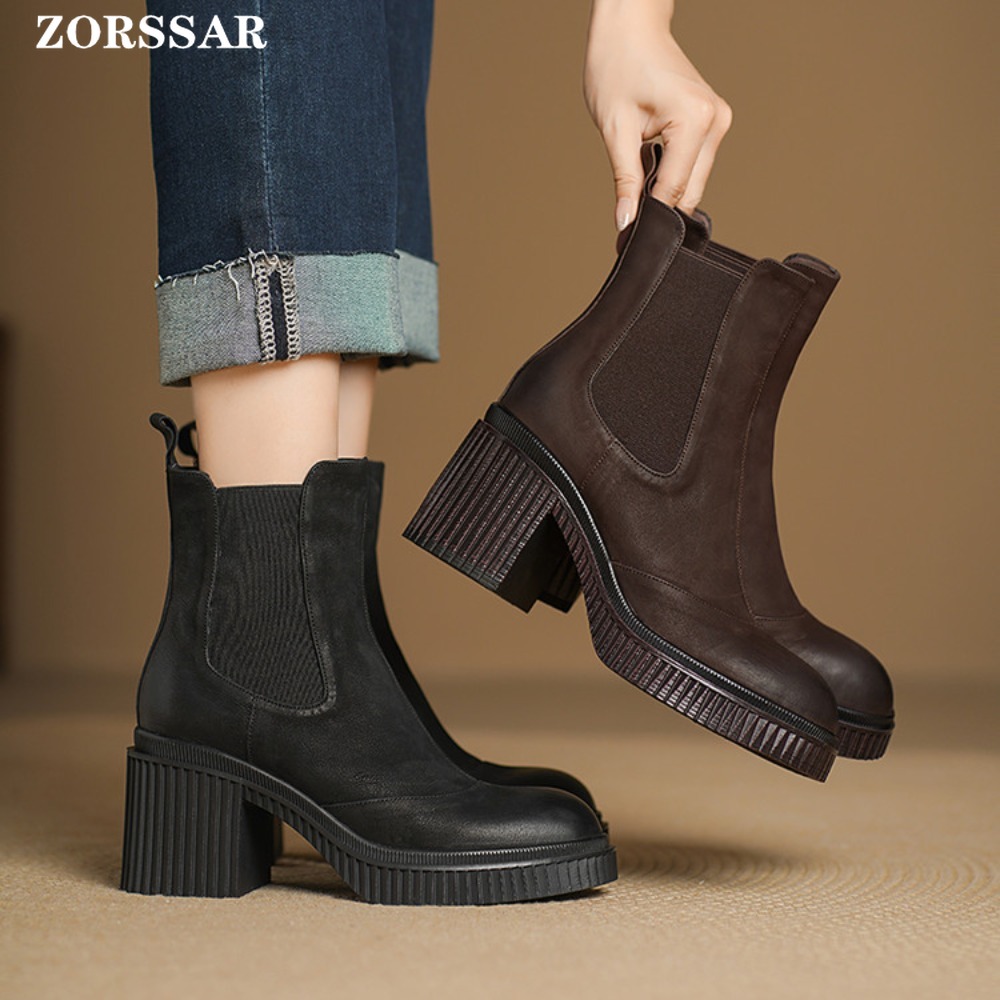 2025, Winter-Stiefeletten mit  – Chelsea Boots Suede Bewertung und Preis