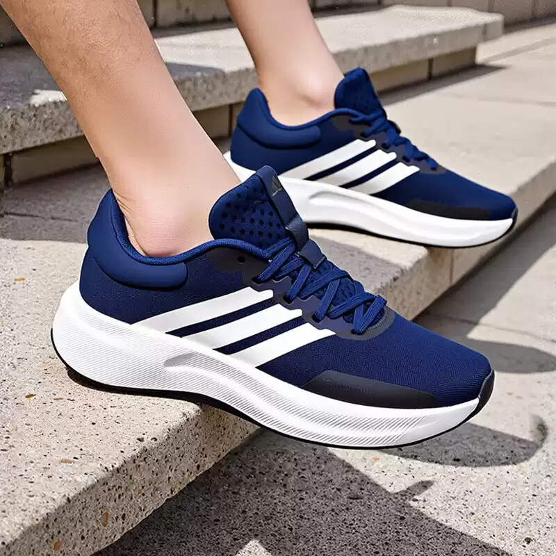 Adidas Marineblaue Drei-Streif – Men'S Shoes Navy Blue Bewertung und Preis