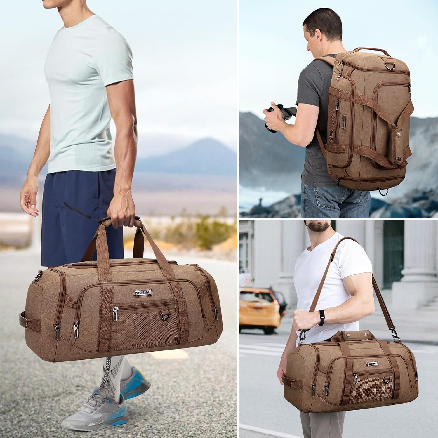 Canvas-Reisetasche für Männer  – Men Shoes On Bewertung und Preis