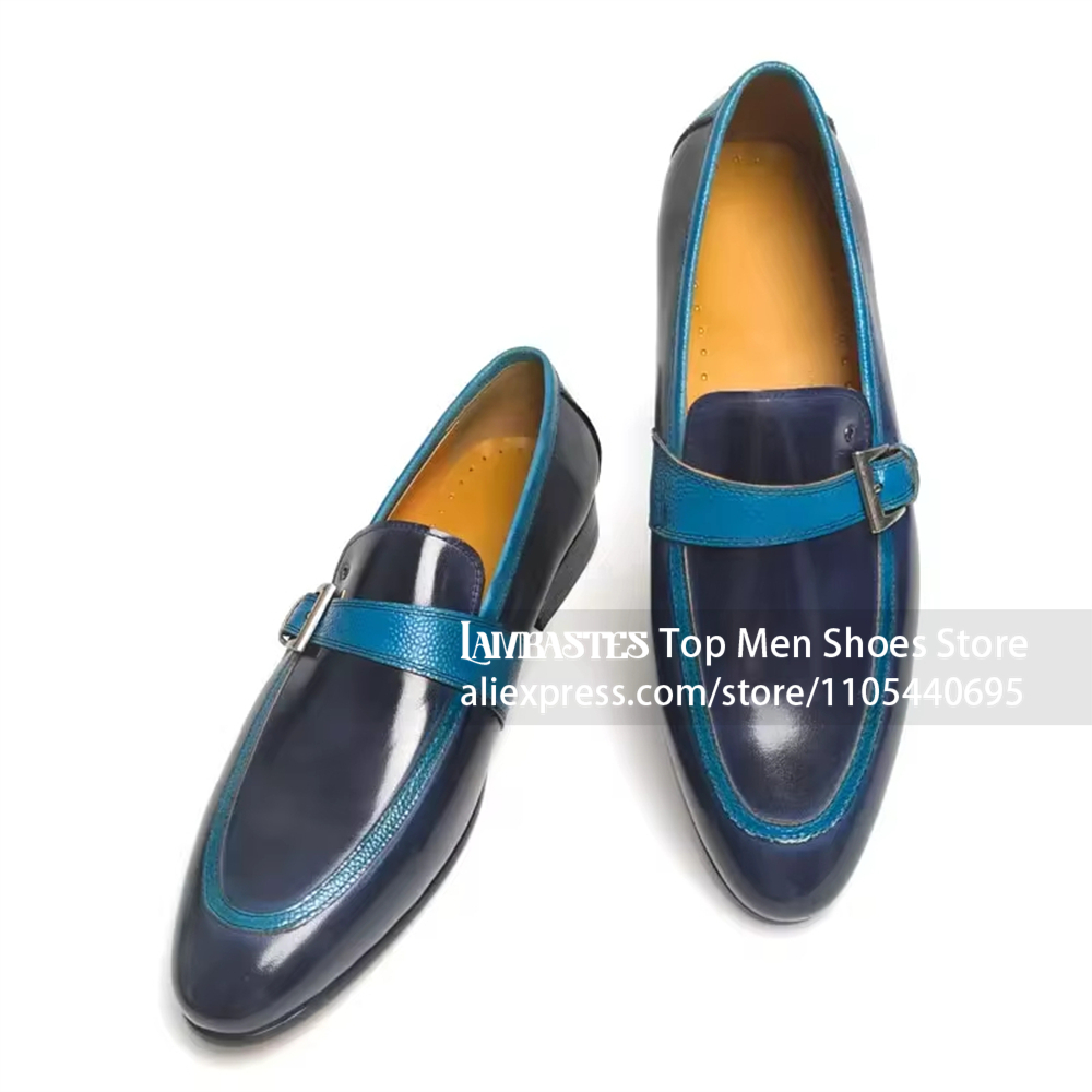 Marineblaue Penny Loafers mit  – Men'S Shoes Navy Blue Bewertung und Preis