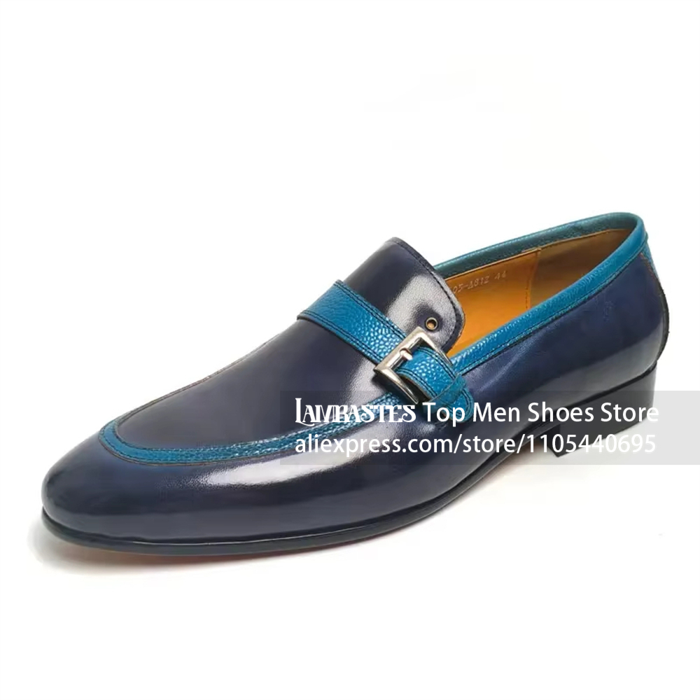 Marineblaue Penny Loafers mit  – Men'S Shoes Navy Blue Bewertung und Preis