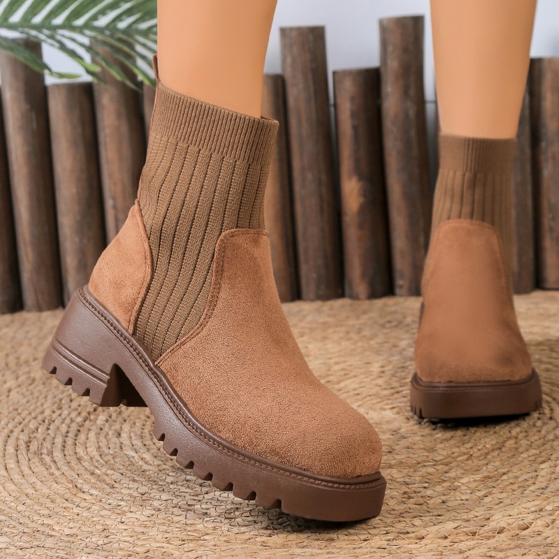 2025, herbst Winter Mode fraue – Chelsea Boots Suede Bewertung und Preis