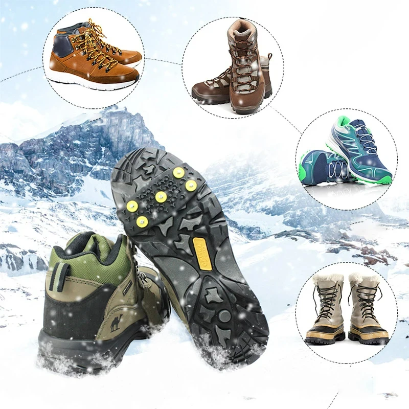 1 Paar 5-Stud Snow Ice Claw Cl – Men'S Shoes Grip Bewertung und Preis